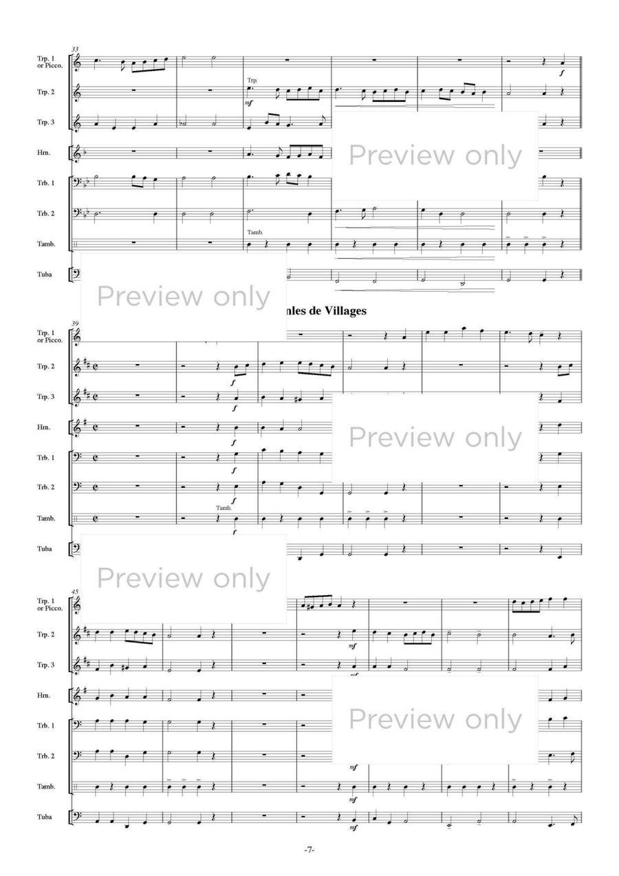 Terpsichore Dance Suite II - Brass Octet Flugelhorn scores gallery preview page 8