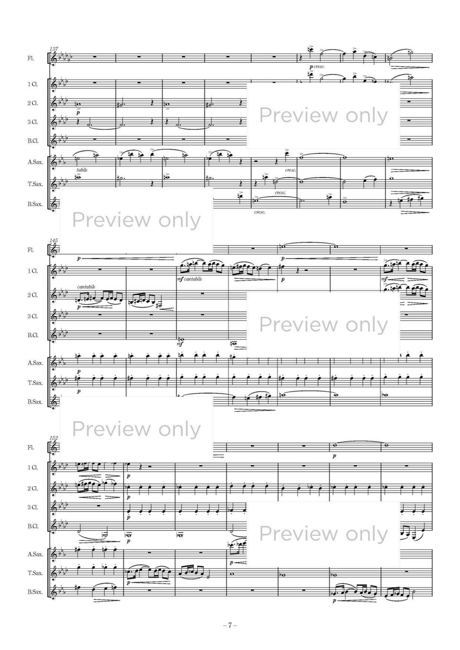 String Quartet No. 2 Mvt. 1 - Woodwind Octet Chamber Music scores gallery preview page 8