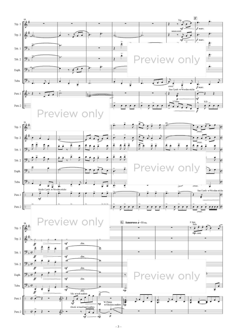 Follow Me - Brass & Percussion Octet Chamber Music scores gallery preview page 4