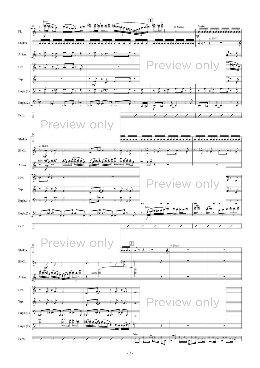 Série harmonique - Wind & Percussion Octet Série harmonique - Wind & Percussion Octet Chamber Music scores gallery preview page 8