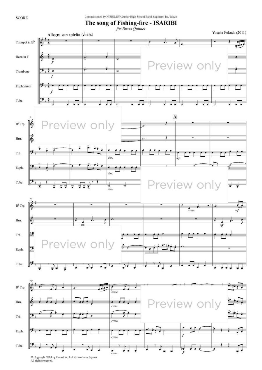 Isaribi - Brass Quintet Isaribi - Brass Quintet Brass Quintet scores gallery preview page 2