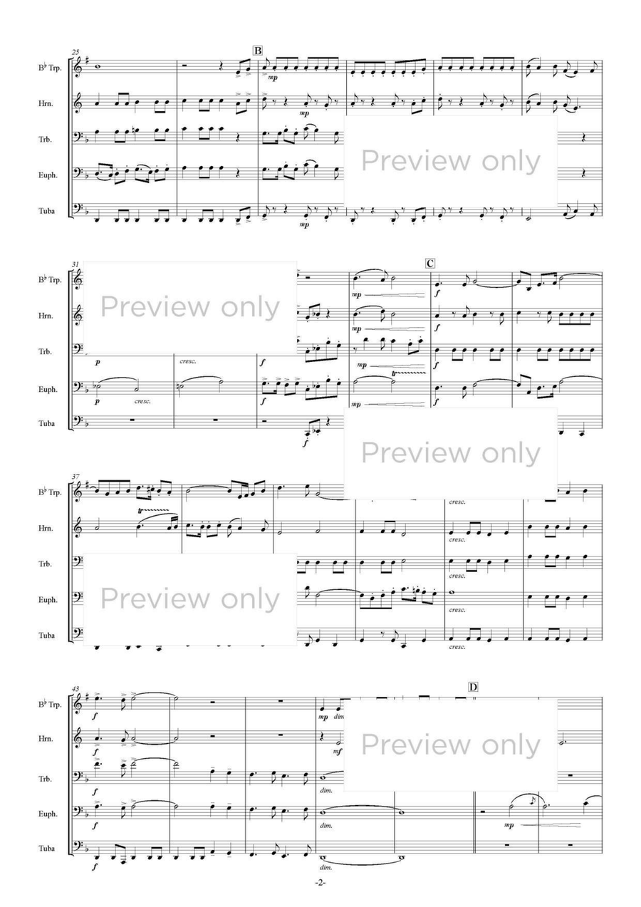 Isaribi - Brass Quintet Isaribi - Brass Quintet Brass Quintet scores gallery preview page 3