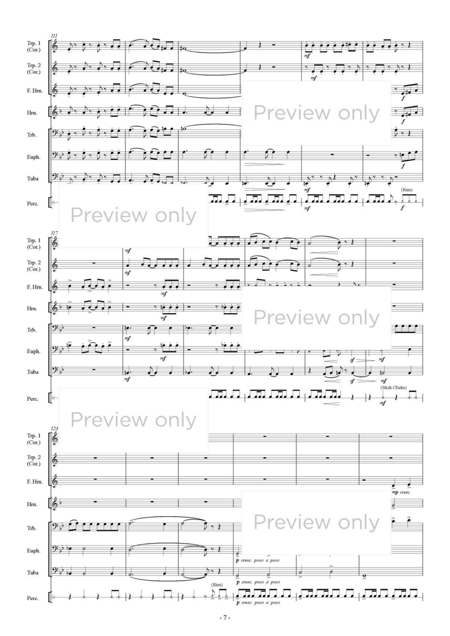 Zui-Zui-Zukkorobasi - Brass & Percussion Octet Chamber Music scores gallery preview page 8