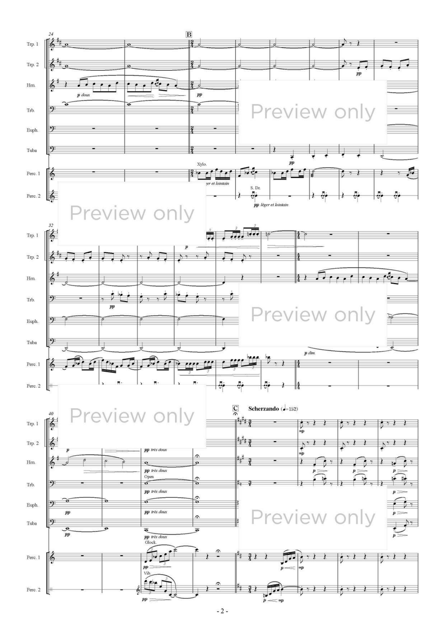 La Boîte à joujoux - Brass & Percussion Octet Chamber Music scores gallery preview page 3