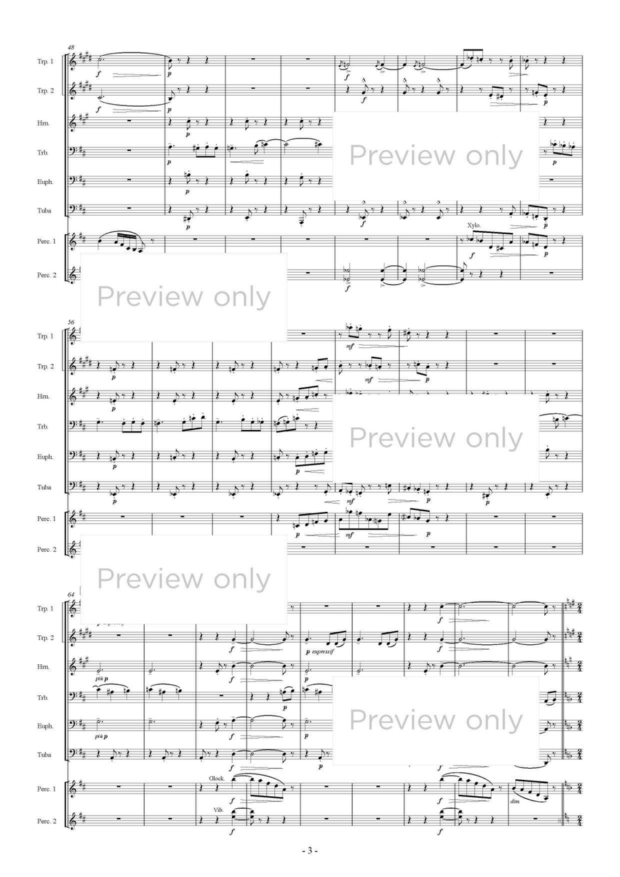 La Boîte à joujoux - Brass & Percussion Octet Chamber Music scores gallery preview page 4