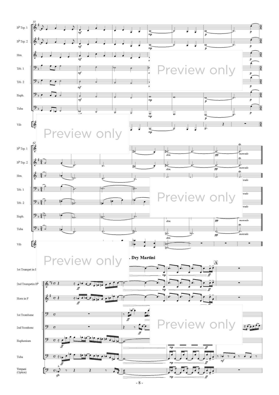 A Night, at a Bar - Brass Septet Chamber Music scores gallery preview page 9