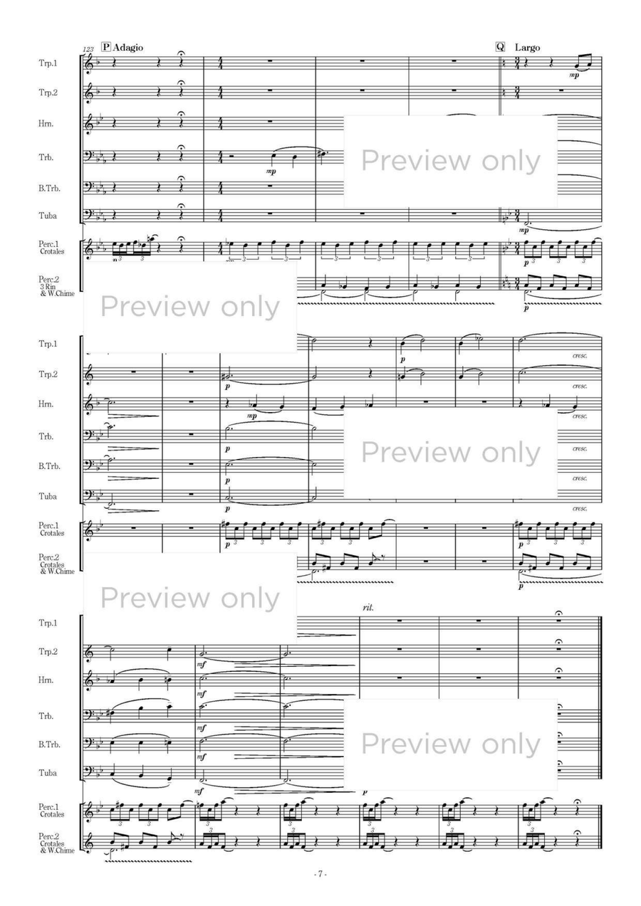 Alba Partita - Brass & Percussion Octet Chamber Music scores gallery preview page 8