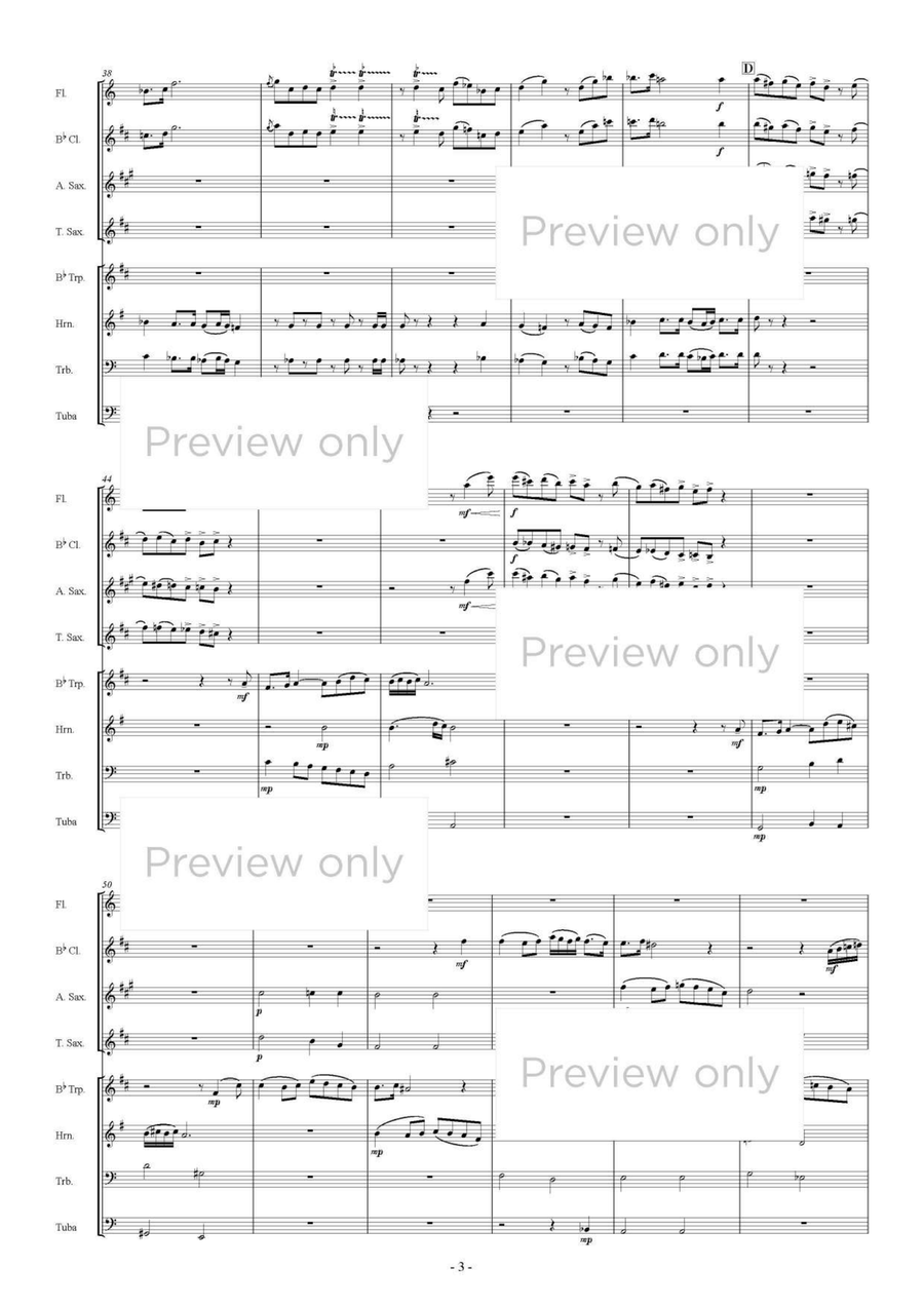 Fantasy Pastorale - Mixed Chamber Wind Octet Chamber Music scores gallery preview page 4