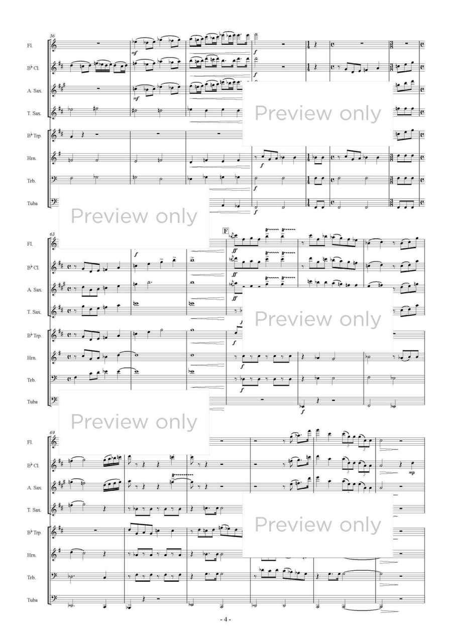 Fantasy Pastorale - Mixed Chamber Wind Octet Chamber Music scores gallery preview page 5
