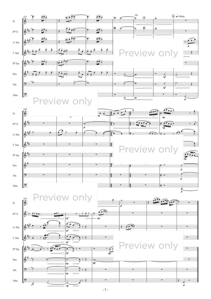 Fantasy Pastorale - Mixed Chamber Wind Octet Chamber Music scores gallery preview page 8