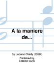 A la maniere de...