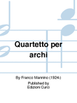 Quartetto per archi