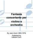 Fantasia concertante per violino e orchestra