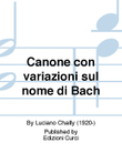 Canone con variazioni sul nome di Bach