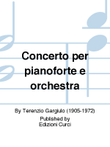 Concerto per pianoforte e orchestra