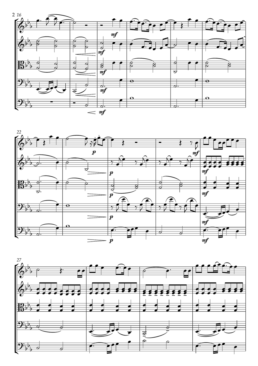 Fix You Fix You String Orchestra scores gallery preview page 2