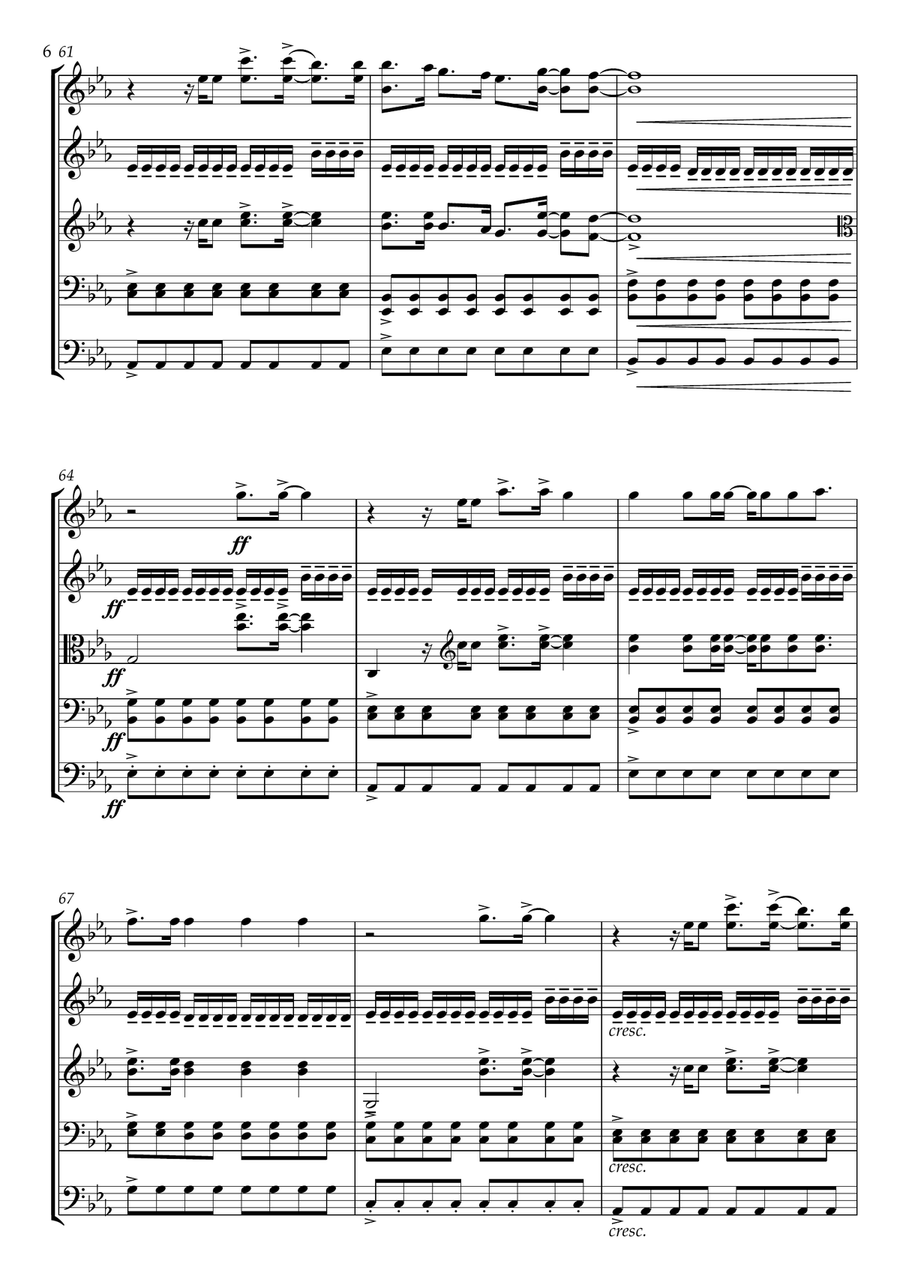Fix You Fix You String Orchestra scores gallery preview page 6