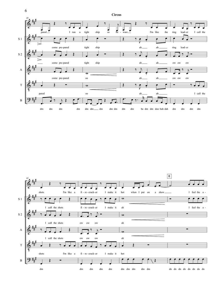 Circus Circus Divisi scores gallery preview page 6