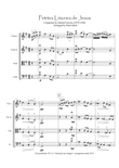 Petites Litanies de Jesus by Gabriel Grovlez - arrangement for String Quartet