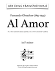 OBRADORS: Al Amor (transposed to F minor) mini preview
