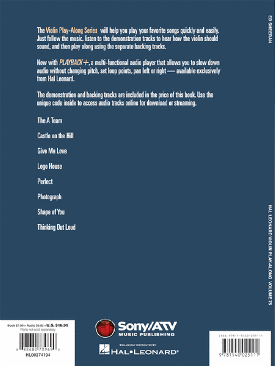 Ed Sheeran Ed Sheeran Violin scores gallery preview page 5