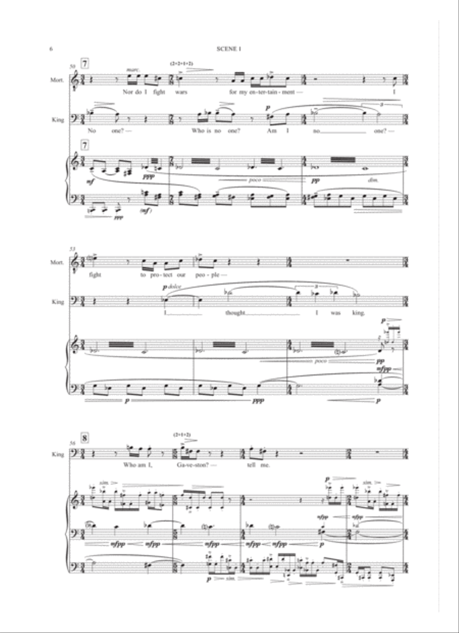 Lessons in Love and Violence Voice scores gallery preview page 2
