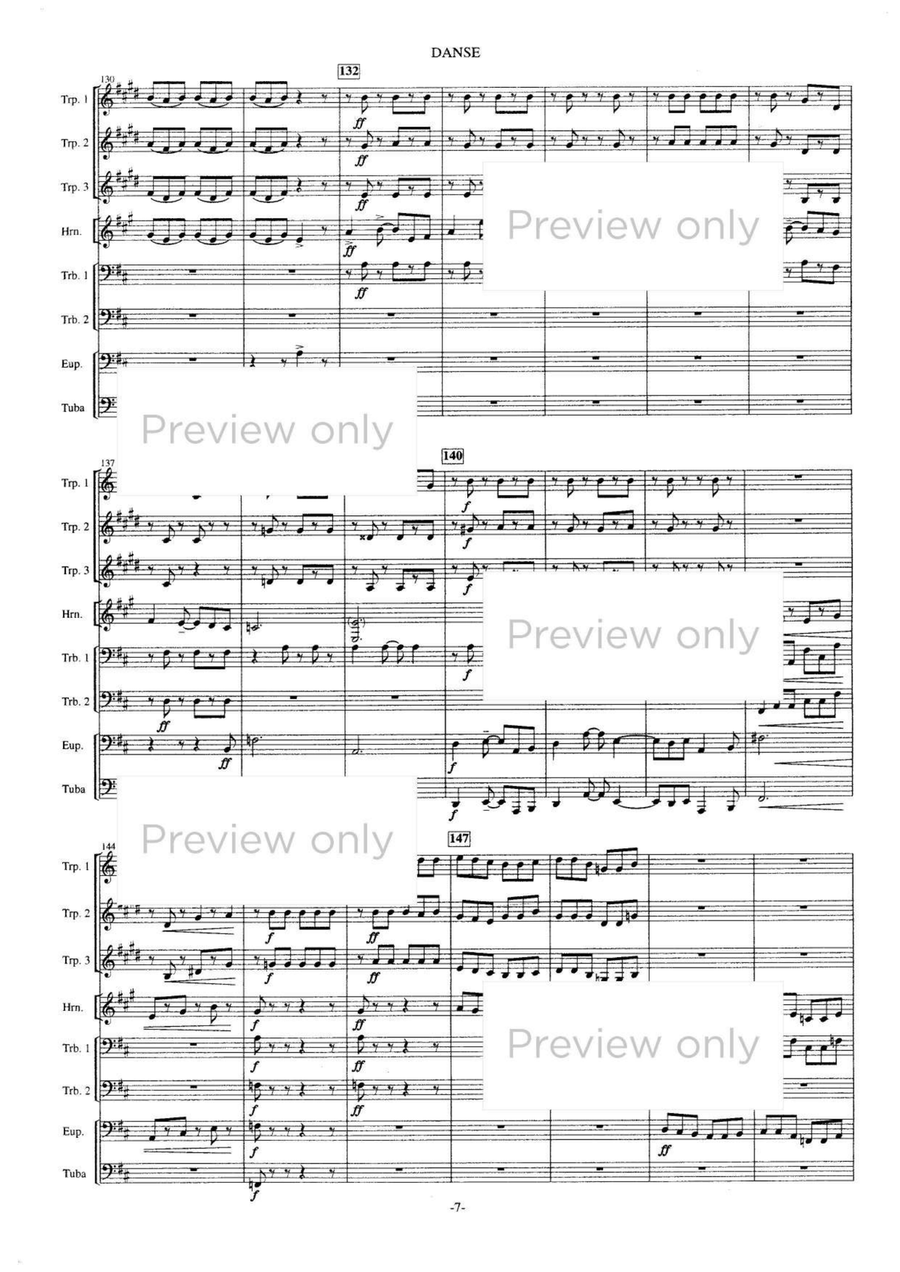 Danse - Brass Octet Danse - Brass Octet Euphonium scores gallery preview page 8