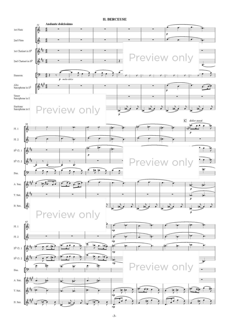 Pupazzetti - Woodwind Octet Chamber Music scores gallery preview page 4