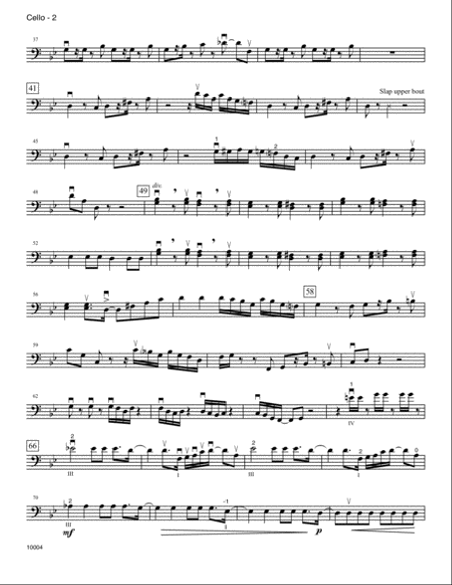 Downtown Funk - Cello Cello scores gallery preview page 2
