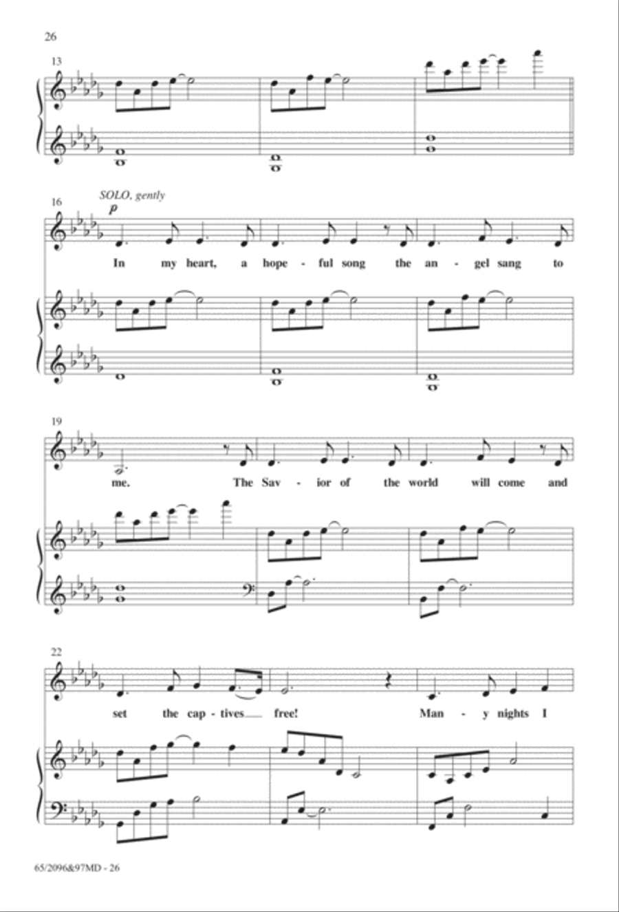Behold, A Savior! Behold, A Savior! 4-Part scores gallery preview page 14