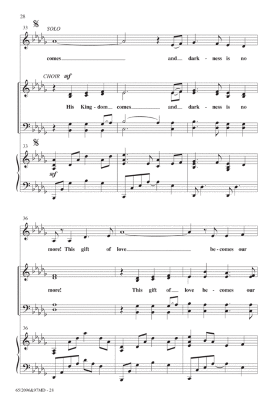 Behold, A Savior! Behold, A Savior! 4-Part scores gallery preview page 16
