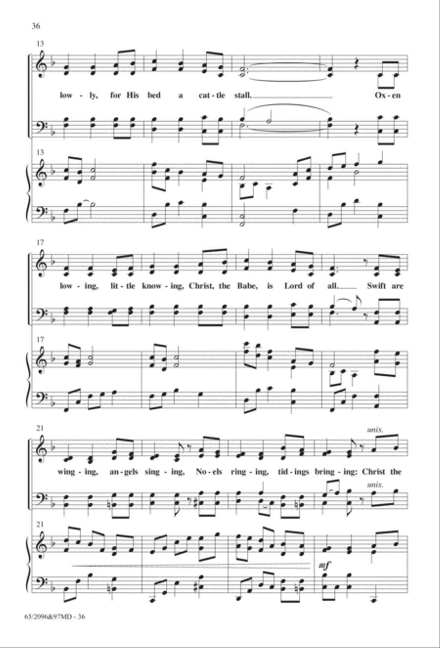 Behold, A Savior! Behold, A Savior! 4-Part scores gallery preview page 19