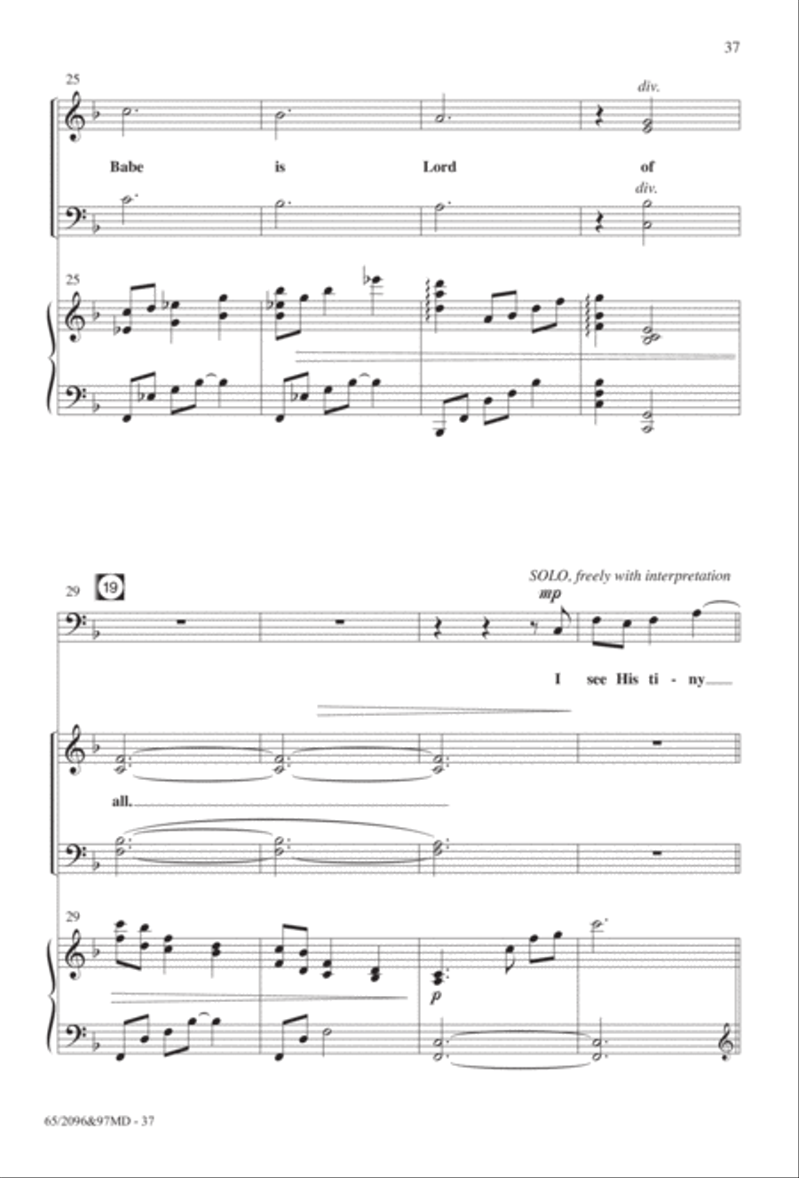 Behold, A Savior! Behold, A Savior! 4-Part scores gallery preview page 20