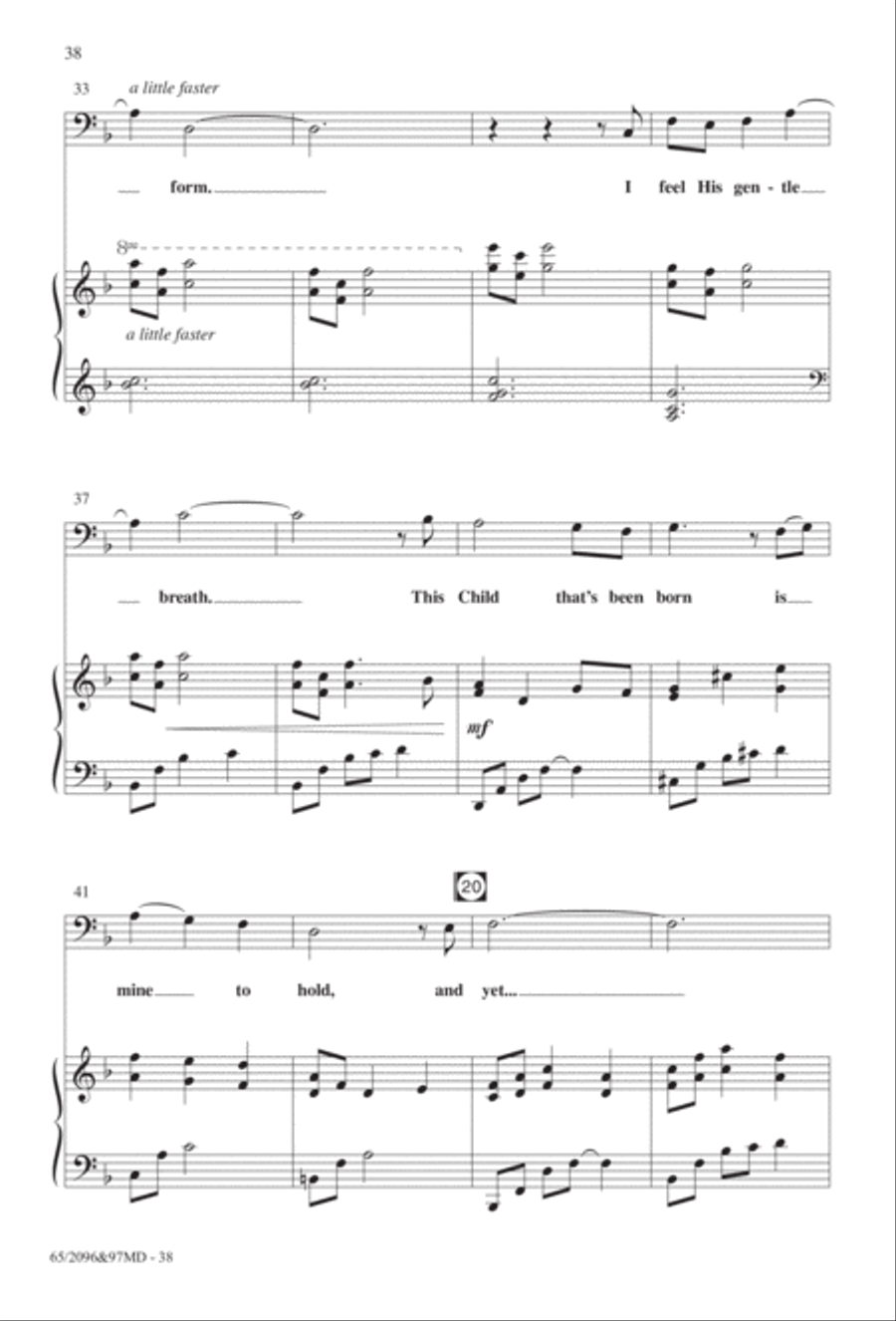Behold, A Savior! Behold, A Savior! 4-Part scores gallery preview page 21