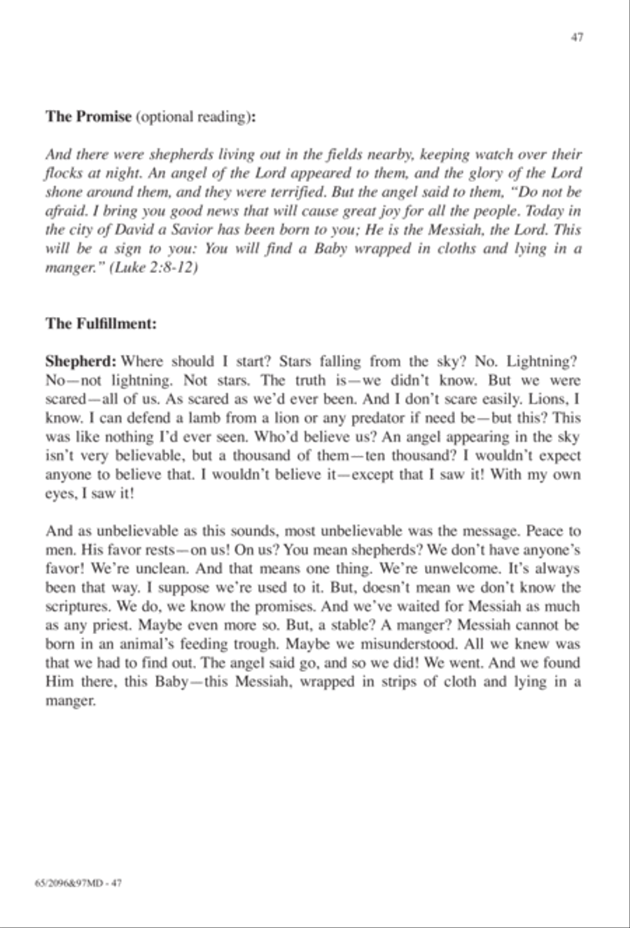 Behold, A Savior! Behold, A Savior! 4-Part scores gallery preview page 24