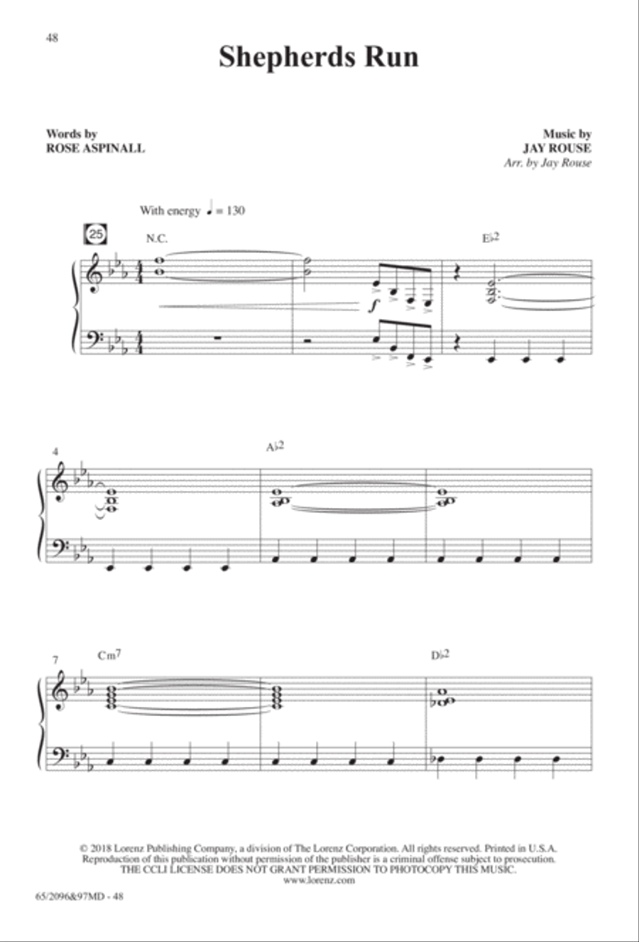 Behold, A Savior! Behold, A Savior! 4-Part scores gallery preview page 25
