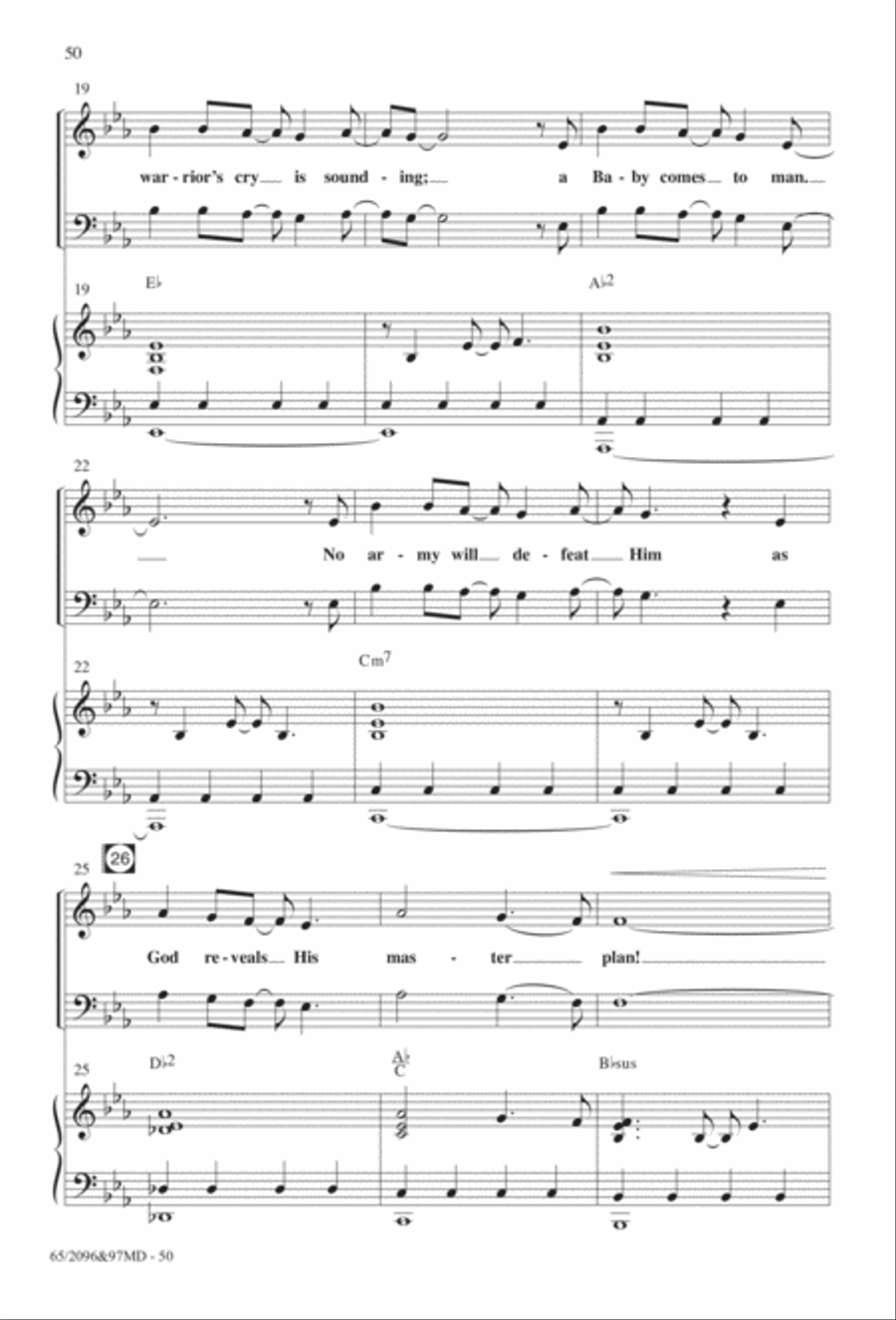 Behold, A Savior! Behold, A Savior! 4-Part scores gallery preview page 27