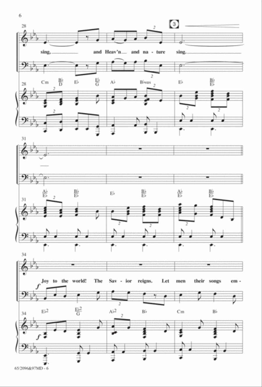 Behold, A Savior! Behold, A Savior! 4-Part scores gallery preview page 5
