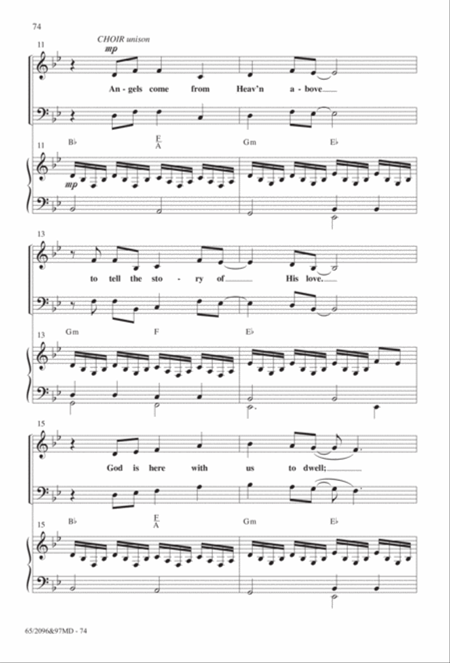 Behold, A Savior! Behold, A Savior! 4-Part scores gallery preview page 41