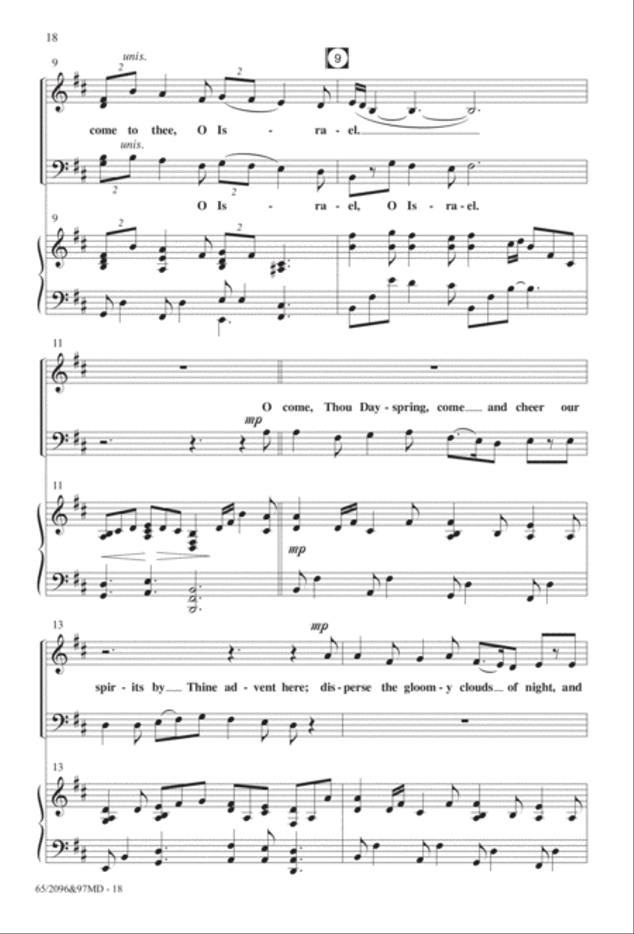 Behold, A Savior! Behold, A Savior! 4-Part scores gallery preview page 10