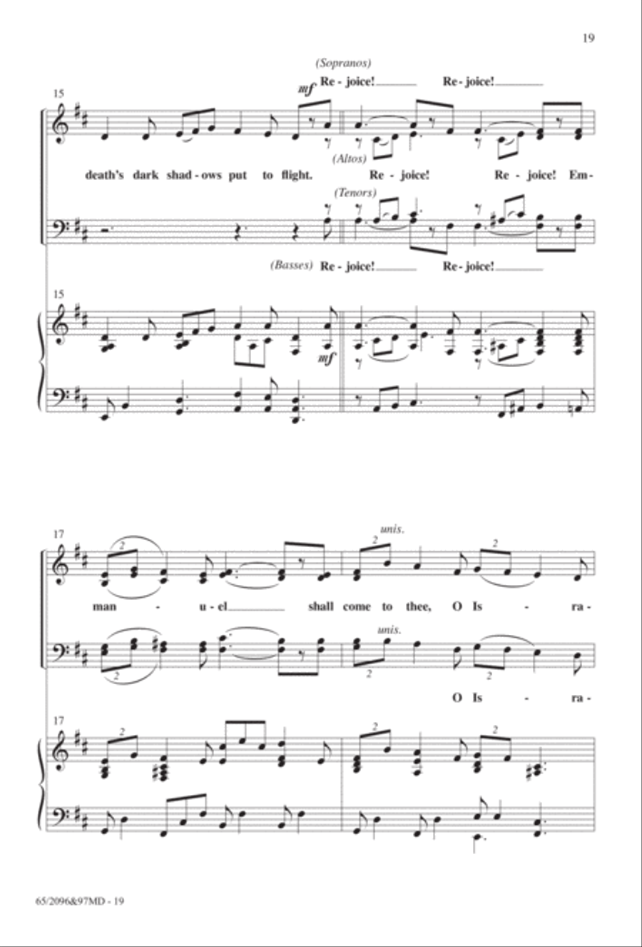 Behold, A Savior! Behold, A Savior! 4-Part scores gallery preview page 11