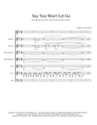 Say You Won't Let Go
