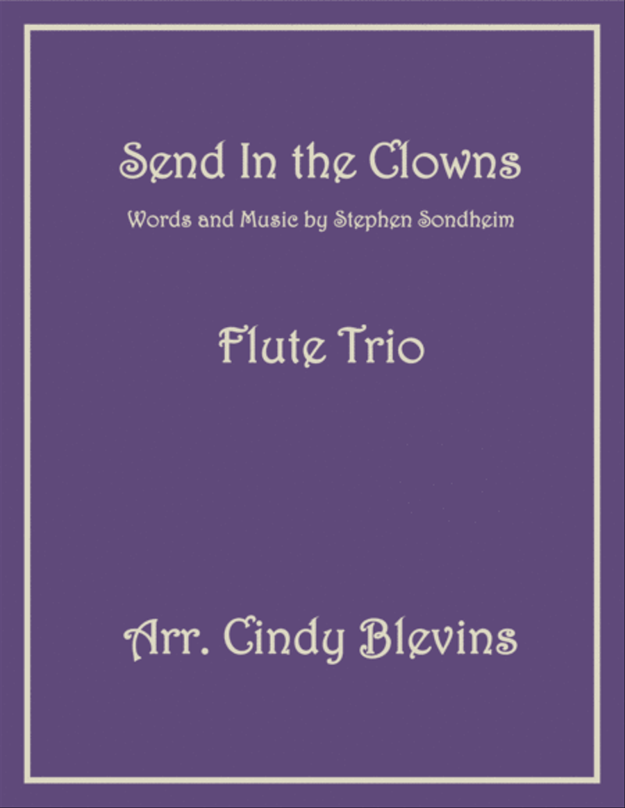 Send In The Clowns Flute scores gallery preview page 1