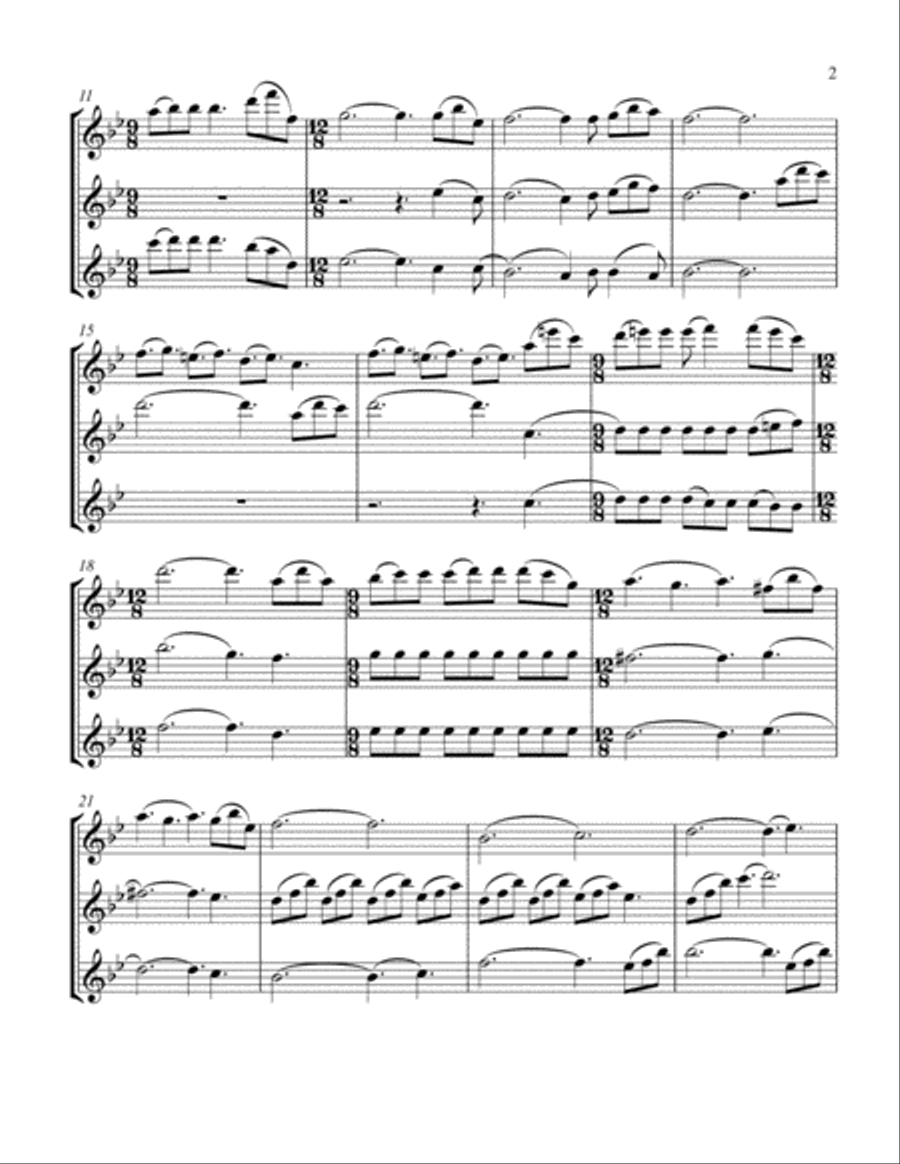 Send In The Clowns Flute scores gallery preview page 3