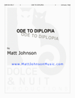 Ode to Diplopia