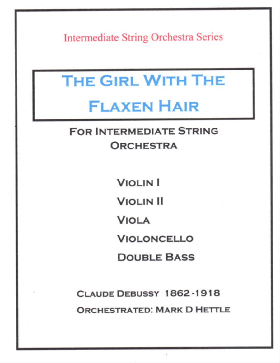 The Girl With The Flaxen Hair String Orchestra scores gallery preview page 1