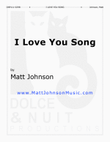 I Love You Song