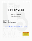 Chopstix ~ a FUN handbell arrangement! - REPRODUCIBLE