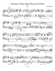 Sostenuto: Three Short Pieces for Piano