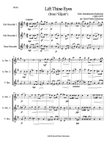 Lift thine eyes (from Elijah) for recorder trio (2 altos, 1 tenor)
